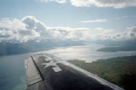 Herrliche Flugsichten.